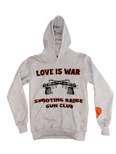Load image into Gallery viewer, Love Is War Gun Club Pullover Hoodie
