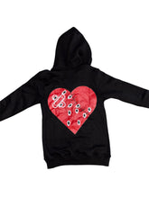 Load image into Gallery viewer, Love Is War Gun Club Zip Up Hoodie
